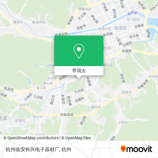 杭州临安科兴电子器材厂地图