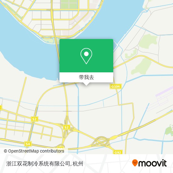 浙江双花制冷系统有限公司地图
