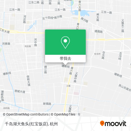 千岛湖大鱼头(红宝饭店)地图