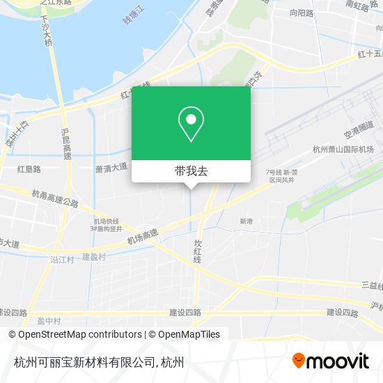 杭州可丽宝新材料有限公司地图