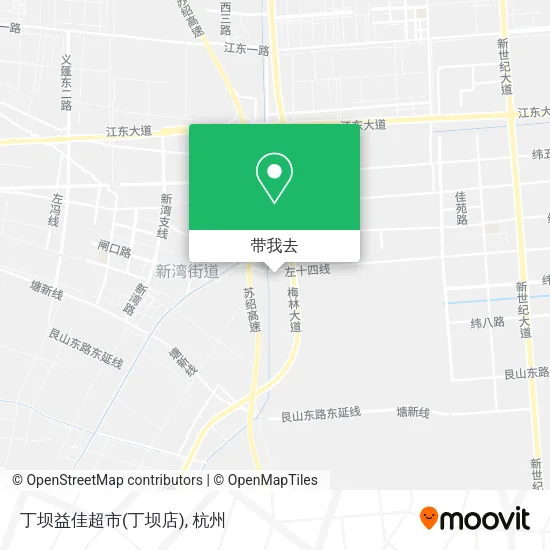 丁坝益佳超市(丁坝店)地图