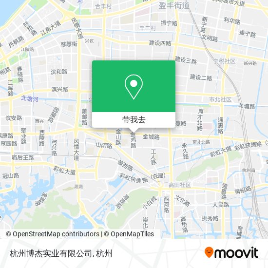 杭州博杰实业有限公司地图