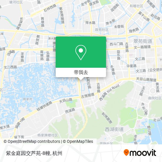 紫金庭园交芦苑-8幢地图