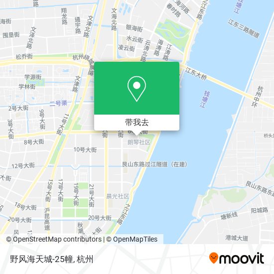 野风海天城-25幢地图