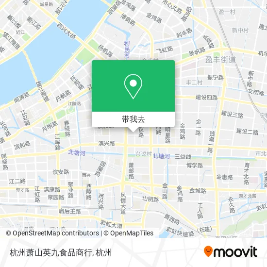 杭州萧山英九食品商行地图