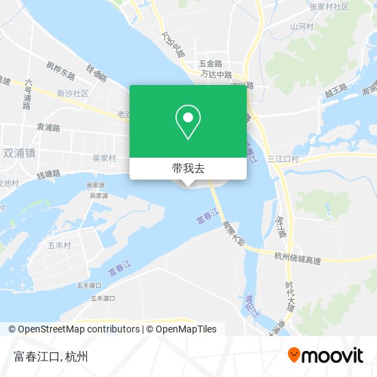 富春江口地图