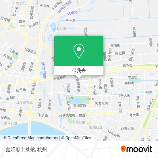 鑫旺府土菜馆地图
