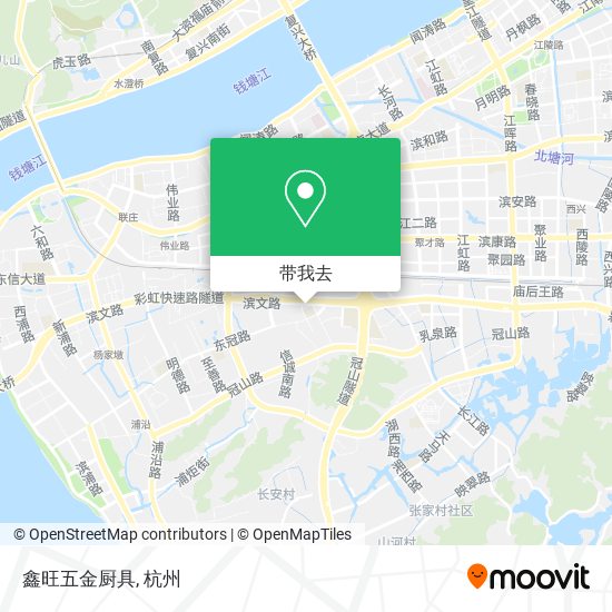 鑫旺五金厨具地图