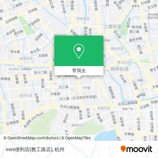 mini便利店(教工路店)地图