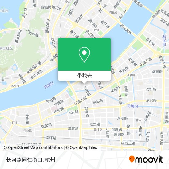 长河路同仁街口地图