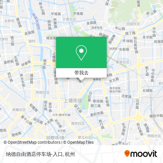 纳德自由酒店停车场-入口地图