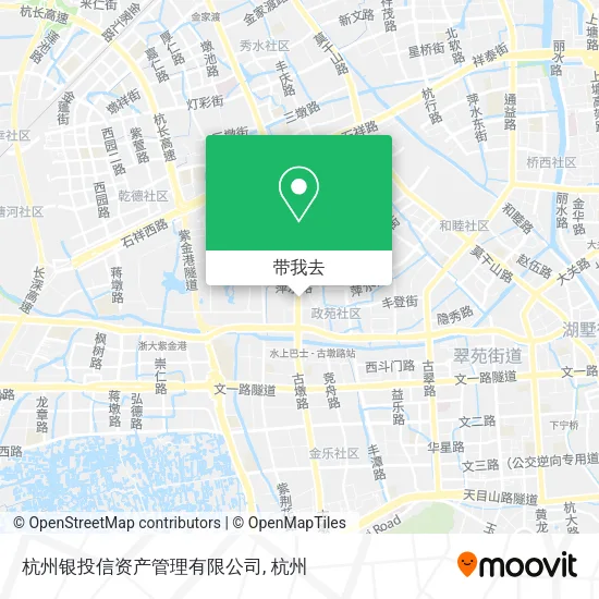 杭州银投信资产管理有限公司地图