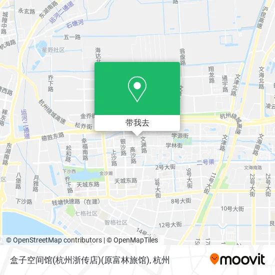 盒子空间馆(杭州浙传店)(原富林旅馆)地图