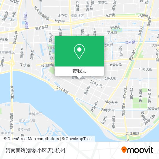 河南面馆(智格小区店)地图