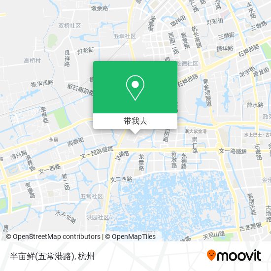 半亩鲜(五常港路)地图