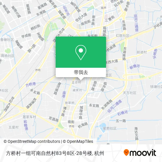 方桥村一组可南自然村83号8区-28号楼地图
