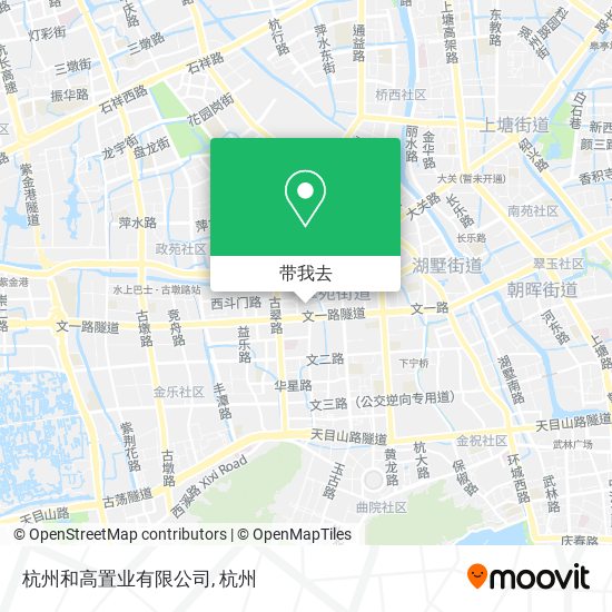 杭州和高置业有限公司地图