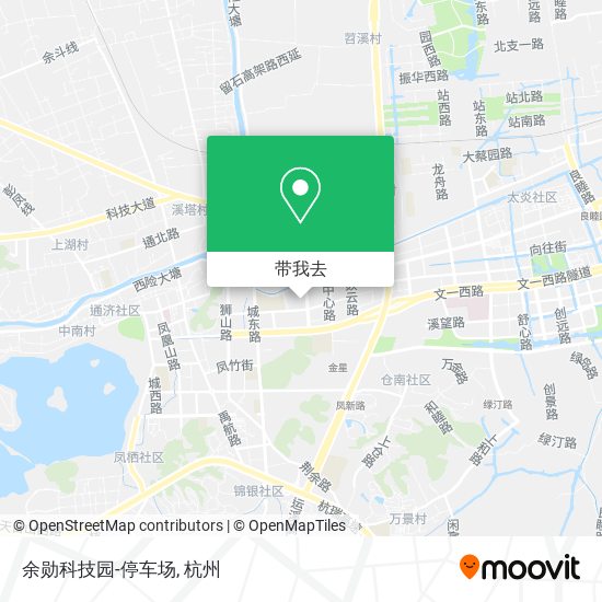 余勋科技园-停车场地图