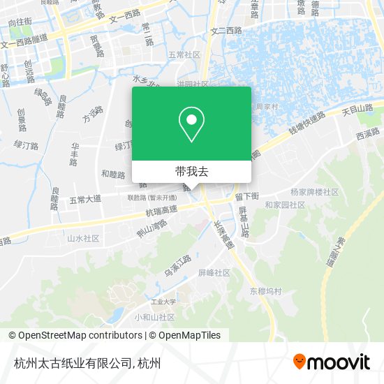 杭州太古纸业有限公司地图
