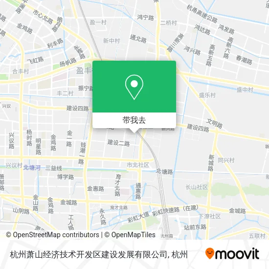 杭州萧山经济技术开发区建设发展有限公司地图