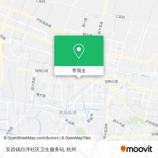 安昌镇白洋社区卫生服务站地图