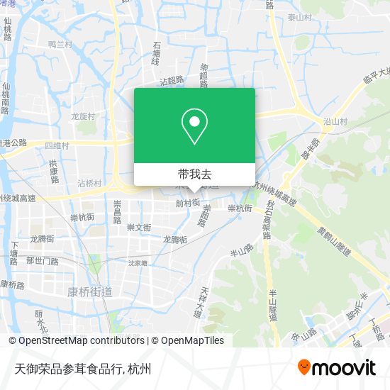 天御荣品参茸食品行地图
