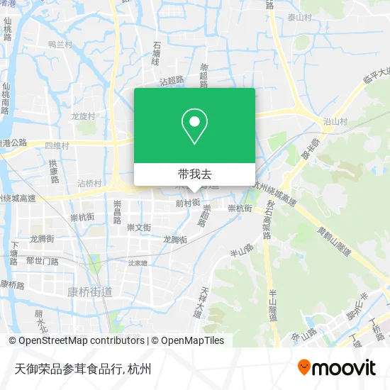 天御荣品参茸食品行地图