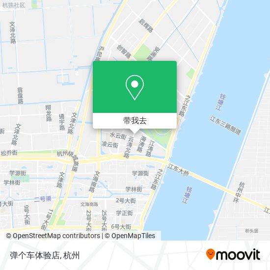 弹个车体验店地图