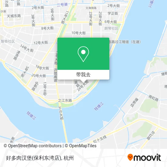 好多肉汉堡(保利东湾店)地图