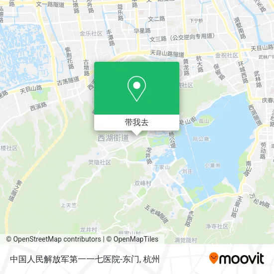 中国人民解放军第一一七医院-东门地图