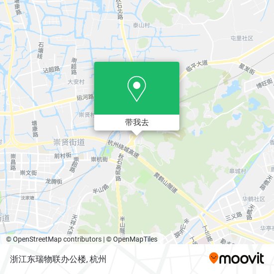 浙江东瑞物联办公楼地图