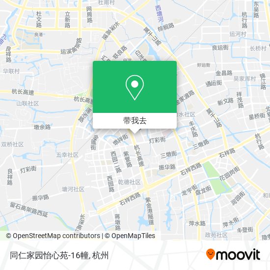 同仁家园怡心苑-16幢地图