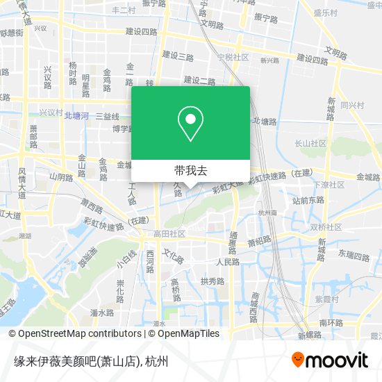 缘来伊薇美颜吧(萧山店)地图