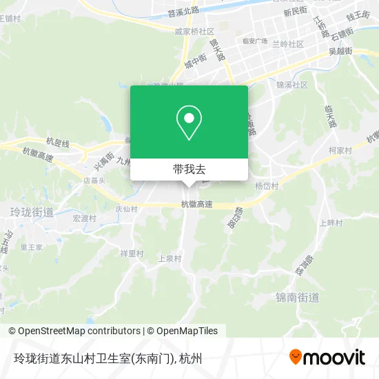 玲珑街道东山村卫生室(东南门)地图