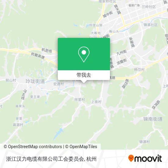 浙江汉力电缆有限公司工会委员会地图