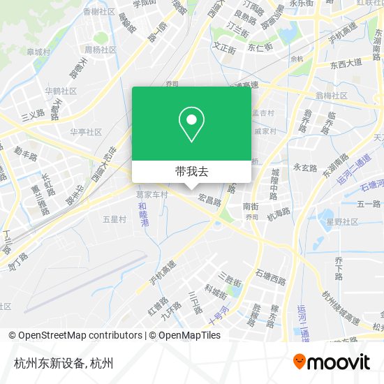 杭州东新设备地图