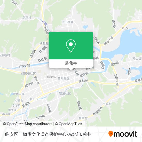 临安区非物质文化遗产保护中心-东北门地图