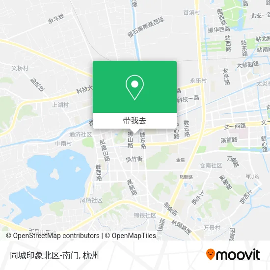 同城印象北区-南门地图