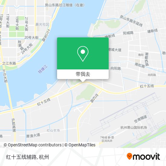 红十五线辅路地图