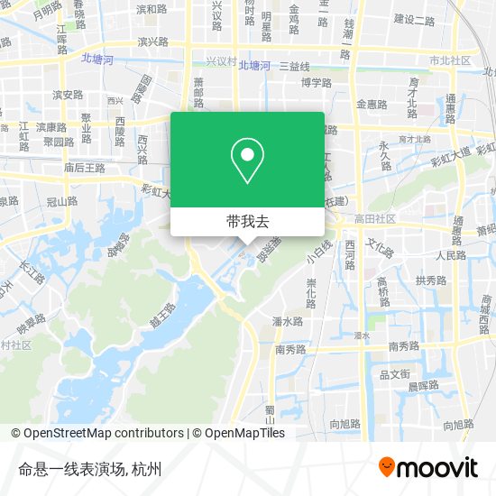 命悬一线表演场地图