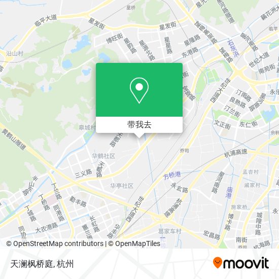天澜枫桥庭地图