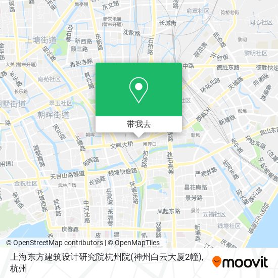 上海东方建筑设计研究院杭州院(神州白云大厦2幢)地图