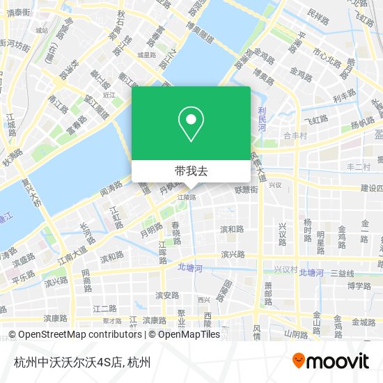 杭州中沃沃尔沃4S店地图