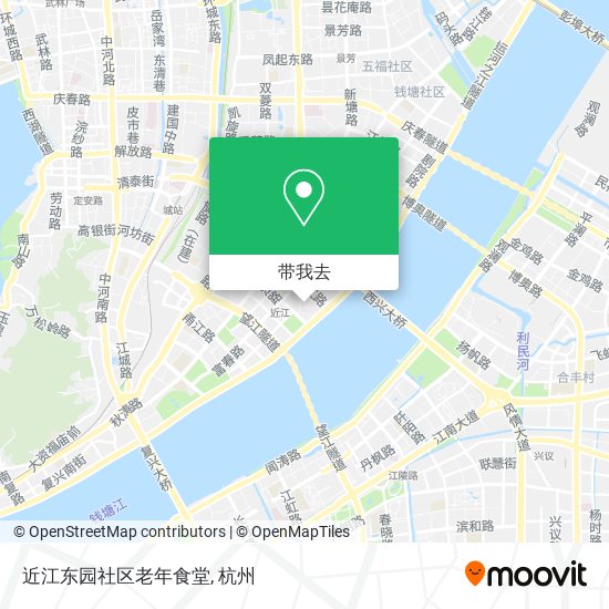 近江东园社区老年食堂地图