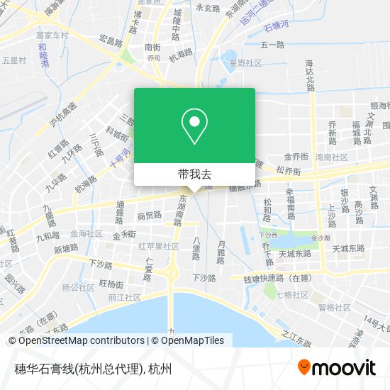 穗华石膏线(杭州总代理)地图