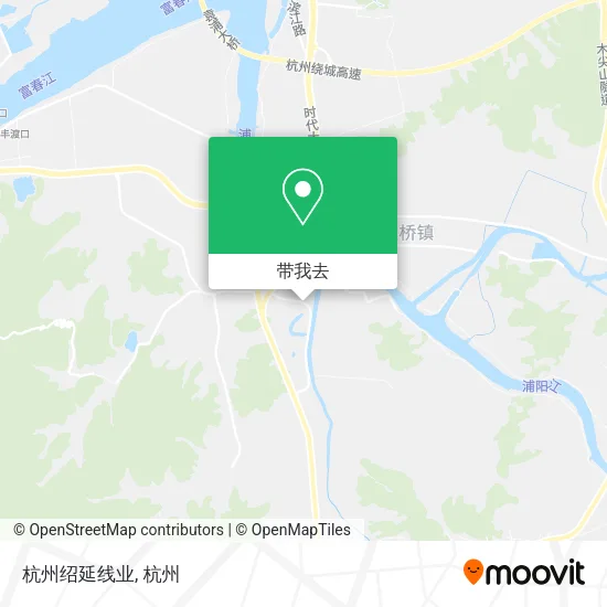 杭州绍延线业地图
