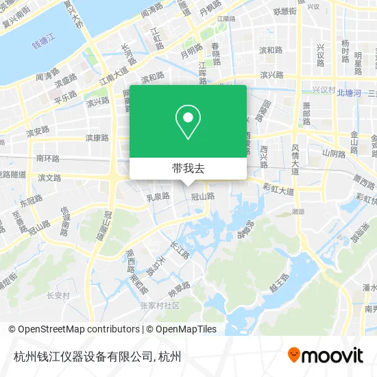 杭州钱江仪器设备有限公司地图