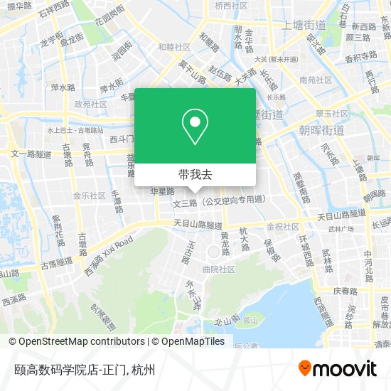 颐高数码学院店-正门地图