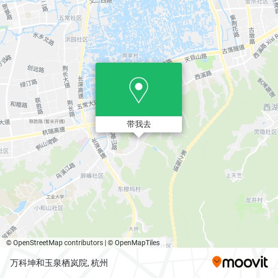 万科坤和玉泉栖岚院地图