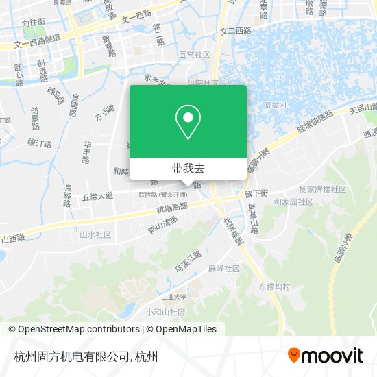杭州固方机电有限公司地图